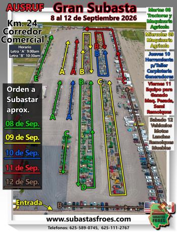 Producto disponible en próxima subasta