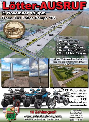 Producto disponible en próxima subasta